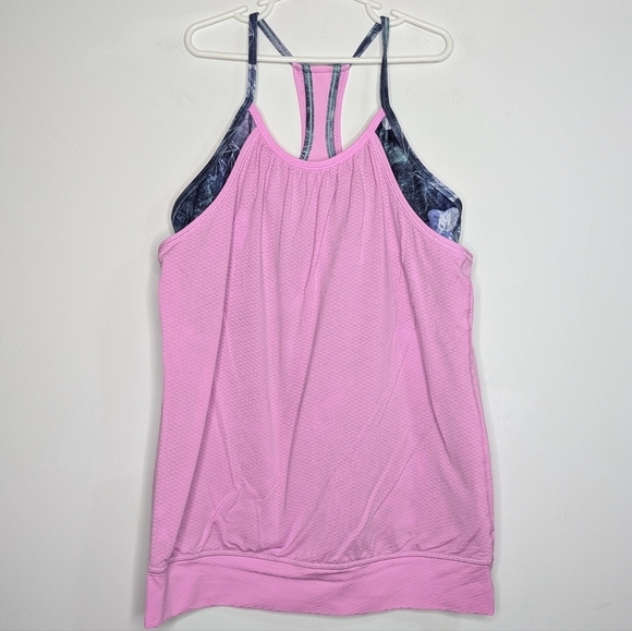 Ivivva by Lululemon pink purple exercise workout tank top 14 - Picture 1 of 8